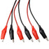 EBOOT 1M Electrical Test Set with Alligator Clips Double-ended Jumper Wires for Electrical Testing (2 Groups)...