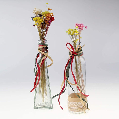 CREATRILL 3 Rolls Red Green Kraft 1/4" by 492 Feet Raffia Ribbon/String, 164 Feet Each Roll, Packing Paper Twine for Christmas...