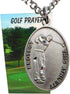 Westmon Works Golfers Pewter Medal Necklace with St Sebastian Stainless Steel Chain Boxed Set with Golf Prayer Card Saint Expressions Premium Jewe...