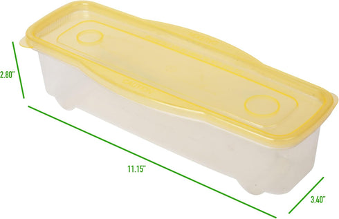 Microwave Pasta Cooker with Strainer, Pasta Cooker with Lid, Noodle, Microwave, Yellow...
