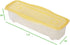 Microwave Pasta Cooker with Strainer, Pasta Cooker with Lid, Noodle, Microwave, Yellow...