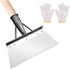 SS SUNSBELL Multifunctional Garden Shovel, Stainless Steel Cleaning Shovel for Weeds and Moss, Outdoor Garden Cleaning Shovel with Gloves Not Incl...