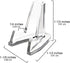 Small Display Stand Clear Acrylic Easel Holder for Coins, Lighters & Knife (Qty 15)...