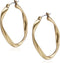 Lucky Brand Twist Hoop Earrings, Gold, One Size...