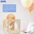 Worown 14 Holes Collapsible Wood Balloon Sizer Box, 1-10 Inch Balloon Sizer Cube, Balloon Size Measurement Tools for Balloon Arches, Balloon Colum...