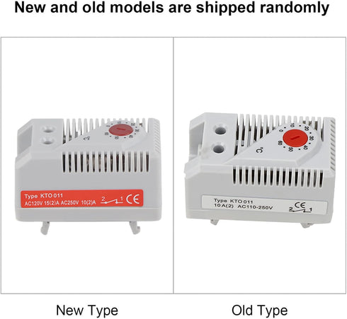 Mechanical Thermostat, 0-60 Adjustable Normally Close Temperature Controller Switch(KTO011)...