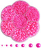 5700 Pcs Peach Half Pearls for Crafts & Nails Art - Flatback Pearls for Makeup & DIY Accessories - 2/3/4/5/6/8/10mm...