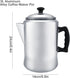 Serlium Aluminum Alloy Coffee Percolator Coffee Maker Pot Percolator Tea Kettle Stove Top Coffee Percolator with Lid for Home Outdoor...