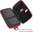 Hermitshell Hard Travel Case for Ekrist/LanLuk Portable Charger Power Bank 25800mAh (Black + Red Zipper)......