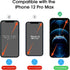 amFilm OneTouch Screen Protector for iPhone 12 Pro Max (6.7", 2020) with Easy Installation Kit, Tempered Glass, 2 Pack......
