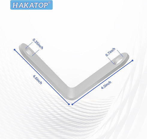 HAKATOP GH4 Gun Hanger Rafter Hook 1/4", 3/8" NPT for Nail Guns - L Shape Aluminum Double Hole set of 2...