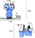 AMI PARTS WR57X33326 WR57X10032 Refrigerator Water Inlet Valve WR57X33326 Dual Solenoid Valve Fit for ge Refrigerator replace WR57X10040 ap3192626 WR57X10064