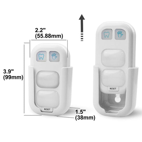 HONWELL Timer for Kids Battery Powered Tooth Brush Timer, Bathroom Hand Washing Timers with LED Color Light Great Gift for Children and Teens Trai...