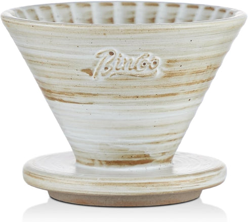 Bincoo Ceramic Coffee Dripper 1-2 Cup,V60 Pour Over Cone Coffee Maker Size 01 for Home Baristas-Easy Manual Brew Maker Gift,Planet Pour Over Coffe...