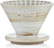 Bincoo Ceramic Coffee Dripper 1-2 Cup,V60 Pour Over Cone Coffee Maker Size 01 for Home Baristas-Easy Manual Brew Maker Gift,Planet Pour Over Coffe...
