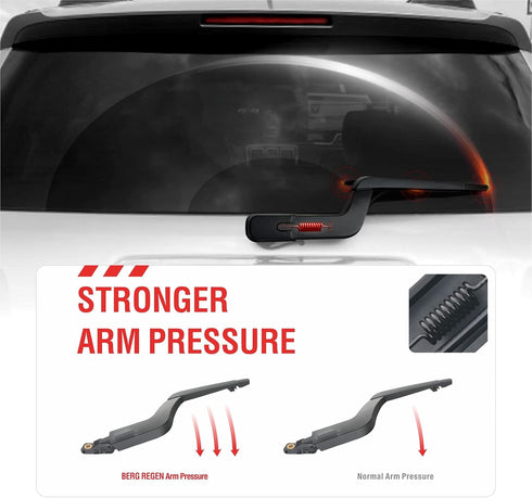 For Genuine GMC Acadia Saturn Outlook 2007-2012,Rear Windshield Wiper Arm with Blades Kits Assembly, Factory OE Replacement for GM 15276248 152762...