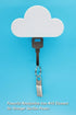 Meyerascal White Cloud Magnetic Key Holder for Wall, Strong Magnetic to Securely Hang Multiple Keys and Keychain, Novelty Cute Home Decorations, E...