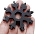18-in-1 Snowflake Multi-Tool Screwdriver, Stainless Steel 18-1 Multitool Snow Tool (Black)...