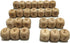 104pcs Square Wood Alphabet Letter Beads - 12MM Natural Beech Wooden Letter Beads for Jewelry Toys Making DIY Mom Mak Name Necklace...