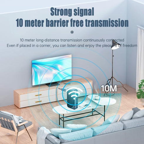Bluetooth 5.3 Adapter 3.5mm Jack Aux Dongle, 2-in-1 Bluetooth Transmitter Receiver for Car Audio/Home Stereo/Headphones/Speaker/Projector...
