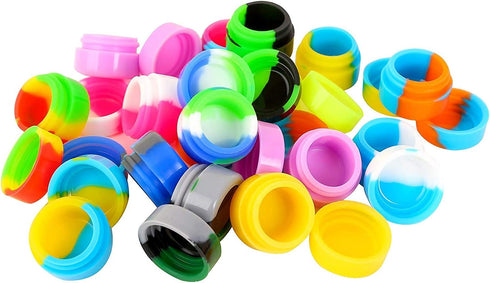 5ml Silicone Container Non-Stick Food Grade Oil Wax Concentrate Jars 20pcs ?The Color is Random?...