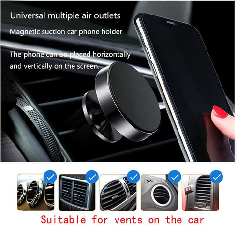 2 Pack Phone Holders for Your Car Mount 360°Rotation Cell Phone Mount for Car Dashboard Car Mount Phone Holder for Car Compatible with All Smartph...