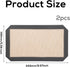 2pcs Silicone Baking Mats, 9.57x5.59 Inch ST100 & ST101 Silicone Oven Liners 2-in-1 Baking Sheet for Cookies Non Stick Silicone Liners for Ninja f...