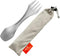 TiTo Titanium Spork 3-in-1 Spoon,Fork and Knife Lightweight Camping Utensil,Eco-Friendly Flatware for Outdoor Traveling,Hiking,Backpacking and Pic...