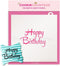 Brush Script Happy Birthday Stencil...