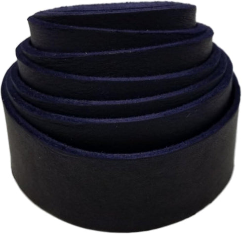 TOFL Genuine Top-Grain Leather Strap | 72 Inches Long | 1 Inch Wide | 1/16 Inch Thick (4-5 oz) | 1 Leather Strip for DIY Arts & Craft Projects, Cl...