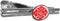 Firefighter Firemen Maltese Cross - Red Round Tie Bar Clip Clasp Tack - Silver...