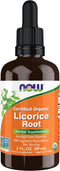 NOW Supplements, Certified Organic Licorice Root 2 fl. oz...