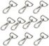 10 Pcs Swivel Clasps 1" D Ring Lobster Clasp Claw for Strap Push Gate Lanyard Swivel Snap Hook Clips?Silver)...