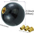 Car Shift Handle Knob 5 Speed Gear Lever Shifter Resin Ball Stick Head for Most Manual Automotive Vehicles (Black 2)...