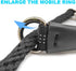 Slip Lead Dog Leash, No Pull Dog Leash Slip Lead, Anti-Choke Soft Braided Rope Leash for Large Medium Dogs Transitional Training and Walking (Blac...