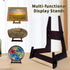 1 Pack 13 Inch Plate Stand, Wooden Display Stand Plate Stands for Display Decorative Picture Frame Stand, Easel Display Stand,Book Display Stand, ...