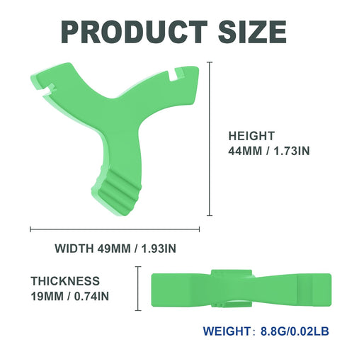 Chewies for Invisalign Aligner, DLENP 8 PCS Y-Shaped Chewies for Aligner Trays Seater Orthodontic Munchies for Invisalign(8 Pcs Green/Mint Flavor)...