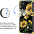 KANGHAR Designed for Samsung Galaxy A03S 5G Case Sunflower with Screen Protector Lanyard Strap Ring Holder Kickstand for Women Girls Flower Floral...