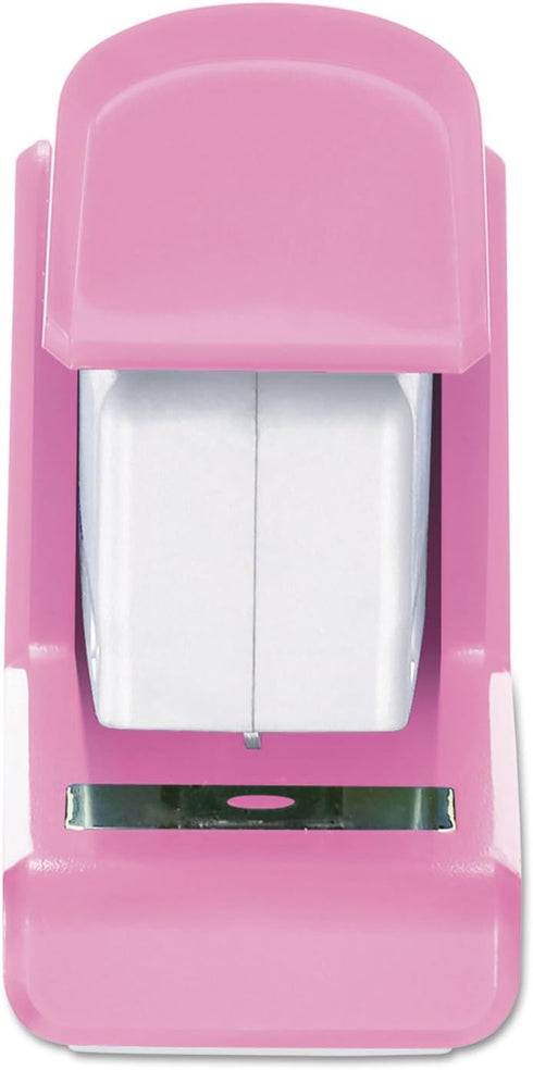 PaperPro 1588 - Pink Ribbon Compact Stapler, 15-Sheet Capacity, Pink/White...