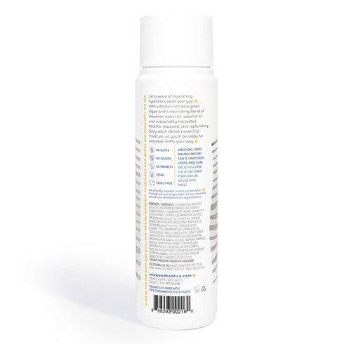 Seaweed Bath Co. Hydrate Body Wash, Citrus Vanilla Scent, 12 Ounce, Shower Gel for Men & Women, Vegan, Paraben Free, Sulfate Free, Cruelty Free...
