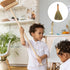 Veemoon 4 Pcs Handheld Cleaning Broom Small Whisk Broom Rustic Household Broom Mini Straw Broom Home Broom Dust Brush for Indoor Outdoor...