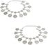 yueton Pack of 2 Vintage Bohemian Gypsy Coin Tassel Beach Anklet Chain Tribal Ethnic Retro Coin Bracelet...