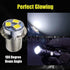 Ruiandsion 2pcs P13.5S LED Bulb 18V White 2835 3SMD Chips LED Bulb Upgrade for Flashlights Torch Light,Non-Polarity...