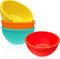 Webake Small Silicone Bowls, 4 Pack 8oz Prep Bowls Unbreakable Ice Cream Snack Bowls Side Dishes Small Bowls for Dipping Prep Dessert Serving, Ove...