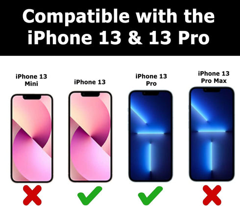 BodyGuardz Pure Tempered Glass Screen Protector for The iPhone 13 and iPhone 13 Pro, PureGuard Protection......