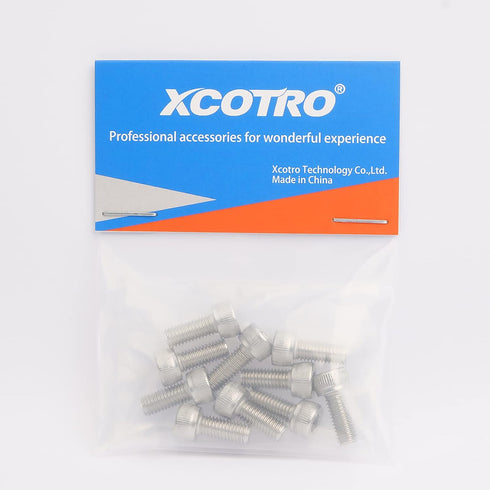 10PCS Water Bottle Cage Bolts Holder Screws, Bike Bicycle Cycling Bracket Rack Bolts Screws Accessories, Stainless Steel M5x12mm Hex Socket Head S...
