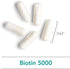 Nutricology Biotin 5000 Supplement - 5000mcg Biotin, Vitamins for Hair, Skin and Nails, High Dose, Vegetarian Capsules, Hypoallergenic, Gluten Fre...