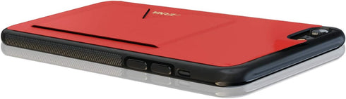 Kitoo Compatible with iPhone SE 2022 | 7 | 8 | SE 2020 Slim Case with 2 Card Holder Slot, Wireless Charging with 1 Card Support - Red...