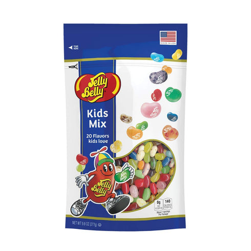 Jelly Belly Kids Mix Jelly Beans, Resealable 9.8 oz Pouch Bag - 20 Assorted Flavors that Kids Love - Kosher, Peanut Free Candy...
