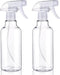 Plastic Spray Bottles Empty Spray Bottle 16.9oz/500ml 2 Pack Heavy Duty Spraying Bottles Mist/Stream Water Bottle for Cleaning Solutions, Essentia...